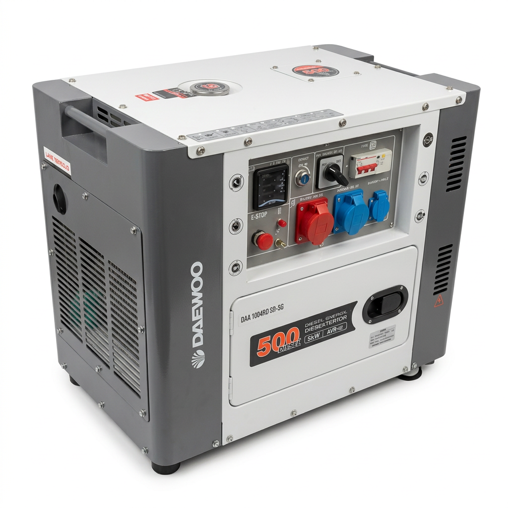 Verbeterde productfoto van de Daewoo-generator